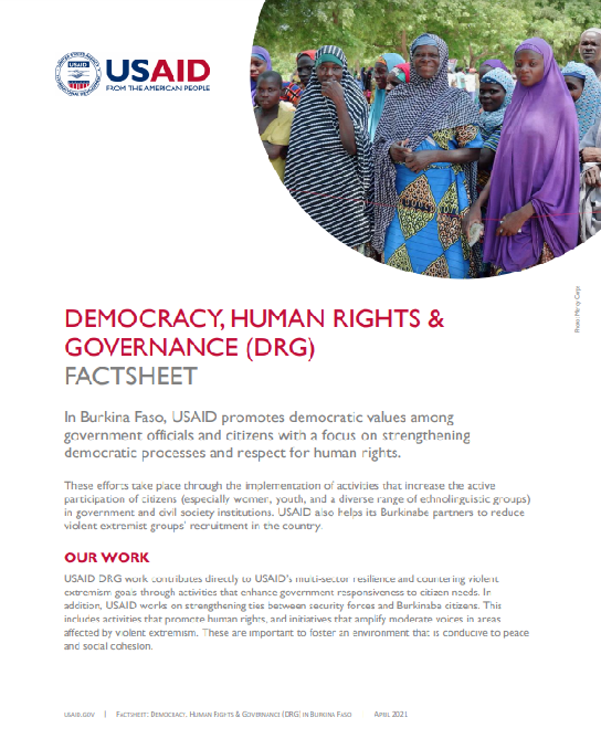 Burkina Faso Democracy, Human Rights, and Governance