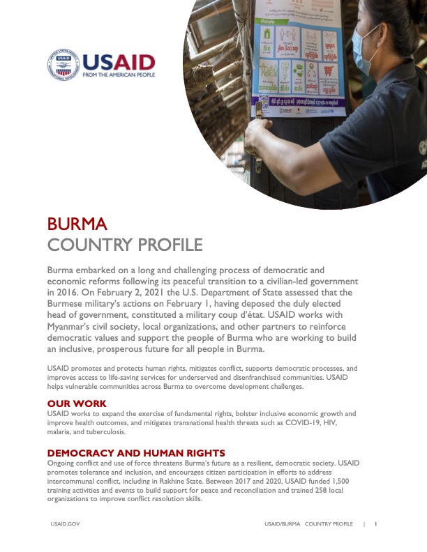 Burma Country Profile