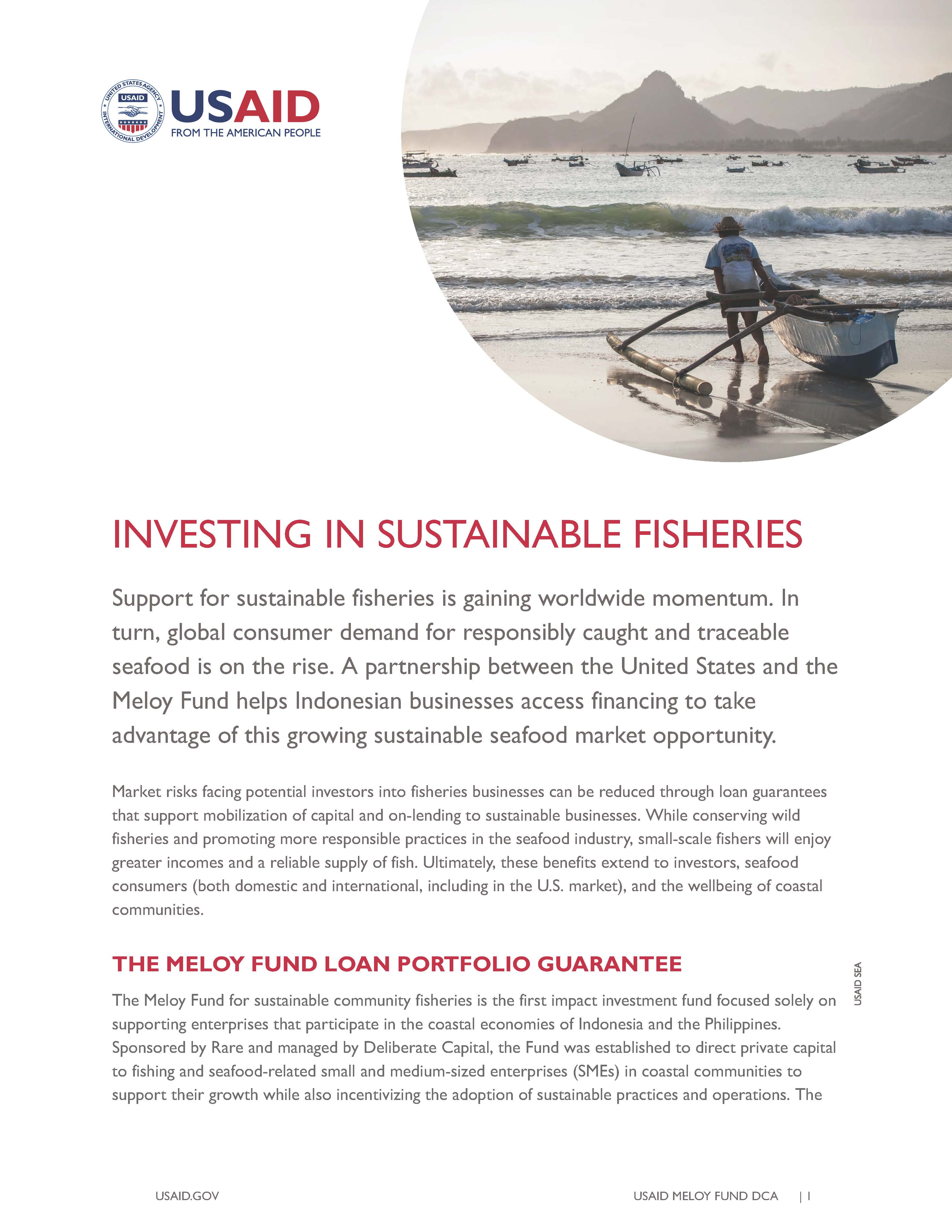 USAID Meloy Fund: Investing in Sustainable Fisheries