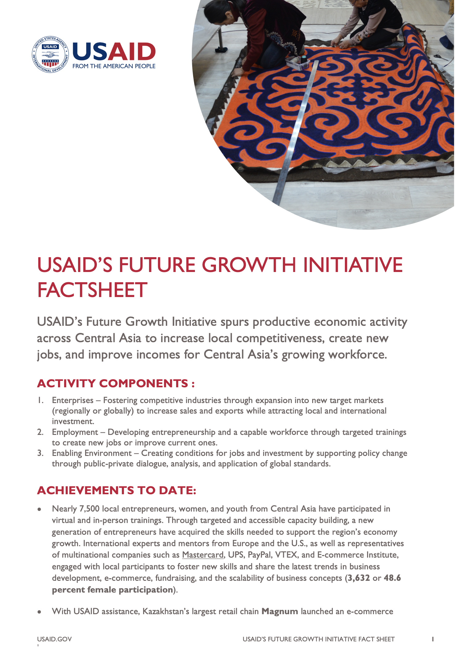 Future for Growth Initiative January 2022