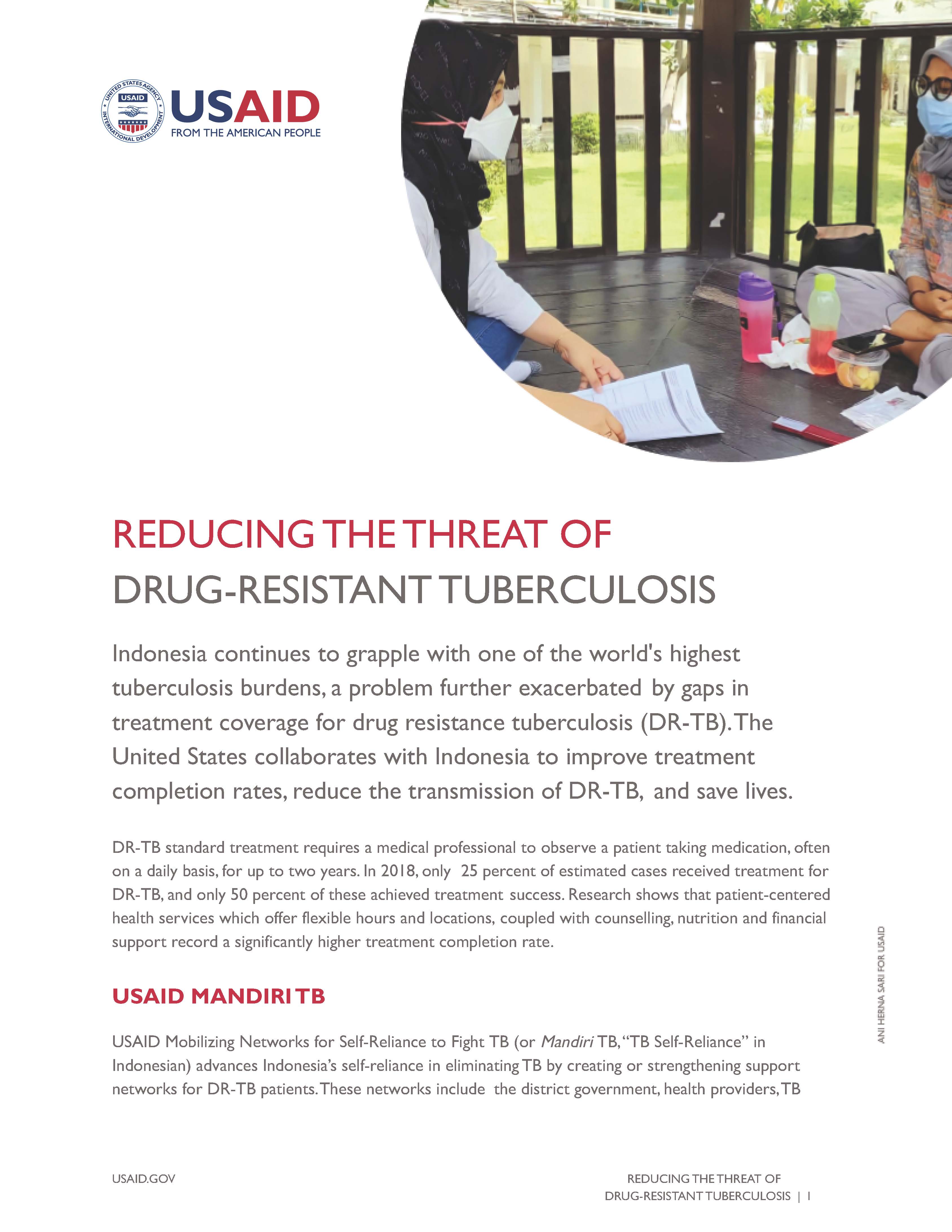 Reducing the Threat of Drug-Resistant Tuberculosis