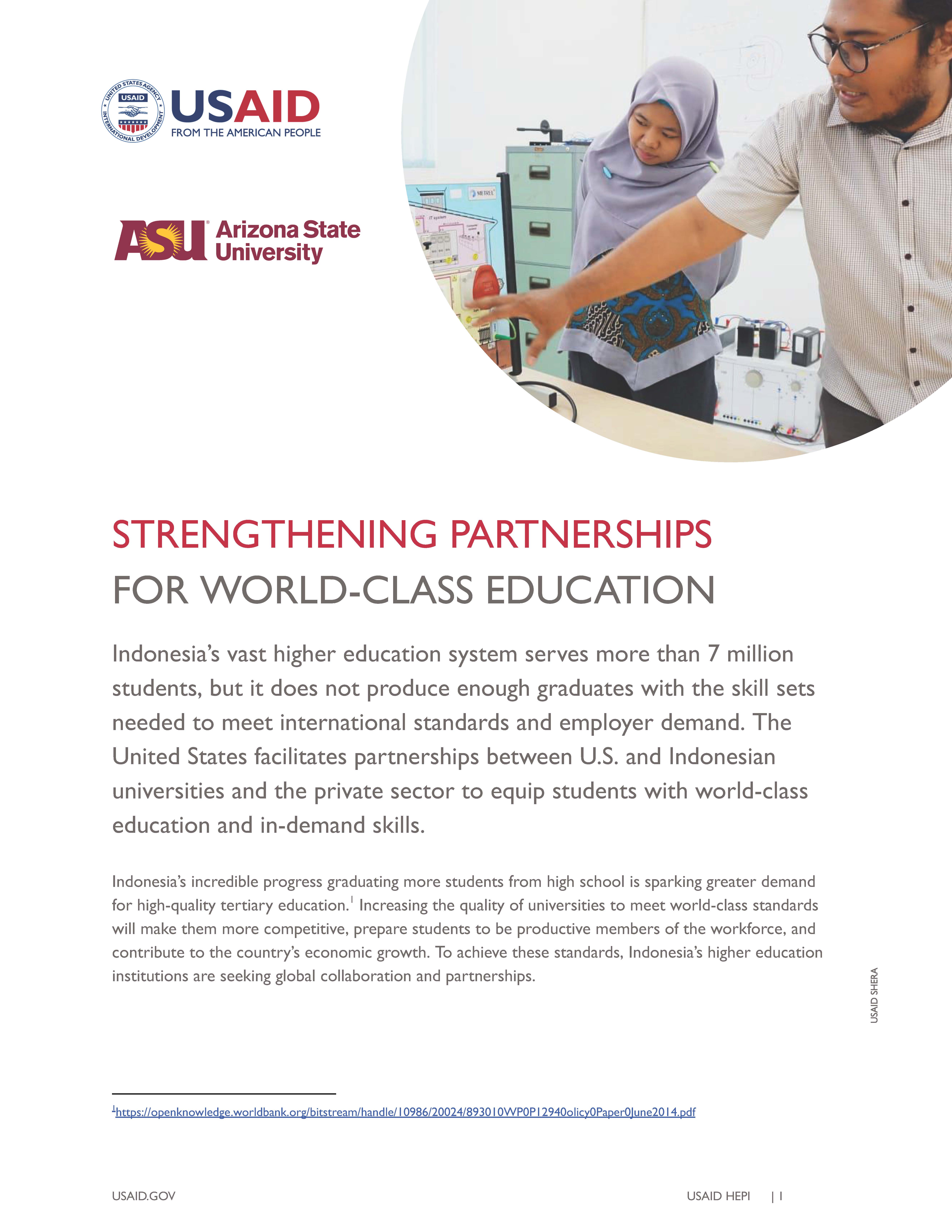 USAID HEPI: Strengthening Partnerships for World-Class Education