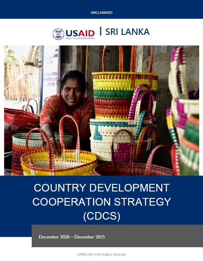 Country Development Cooperation Strategy (CDCS) - Sri Lanka, 2020-2025