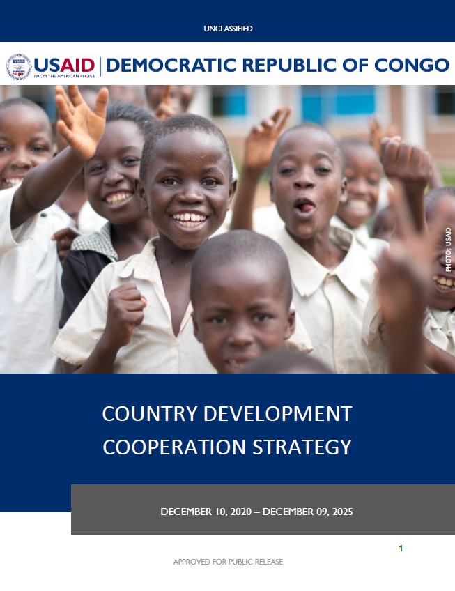 Country Development Cooperation Strategy (CDCS) - Democratic Republic of Congo, 2020-2025