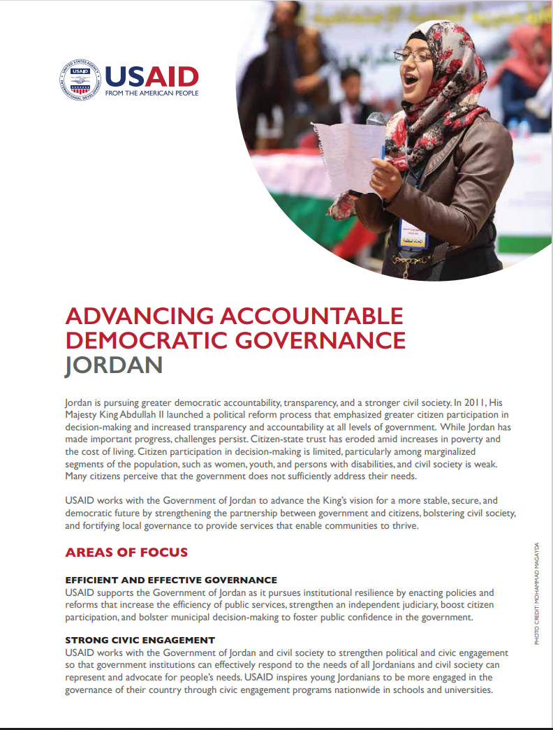 Advancing Accountable Democratic Governance