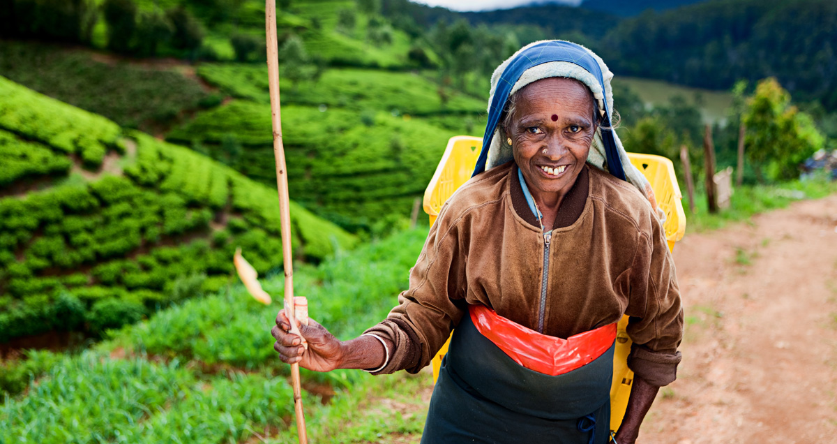 A woman walking on a rural road