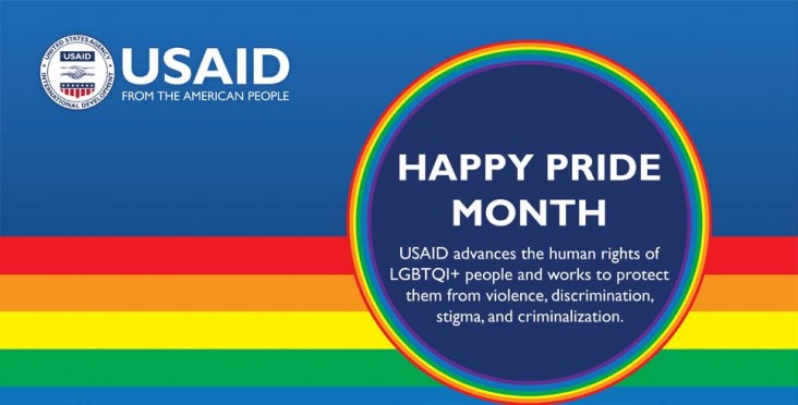 Happy Pride Month: USAID advances the human rights of LGBTQI+ people and works to protect them from violence, discrimination, stigma, and criminalization 