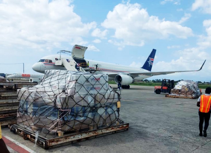 USAID is providing water and sanitation supplies to Haiti in response to the recent cholera outbreak.