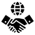 icon hand shake