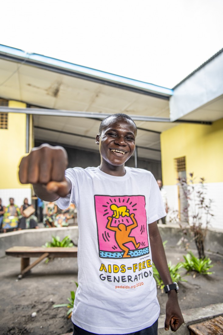 Chadrack, a CAYA member from the DRC