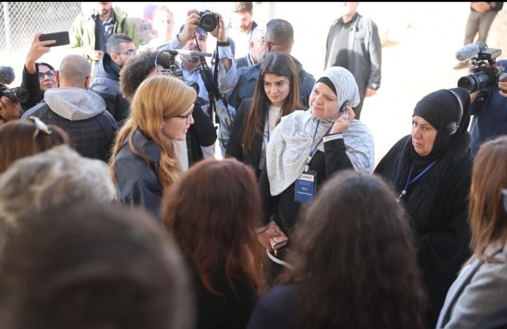 Samantha Power Arrives in Lebanon, Visits West Beqaa, during her visit , Administrator Power met with local families impacted by the economic crisis and rising food insecurity