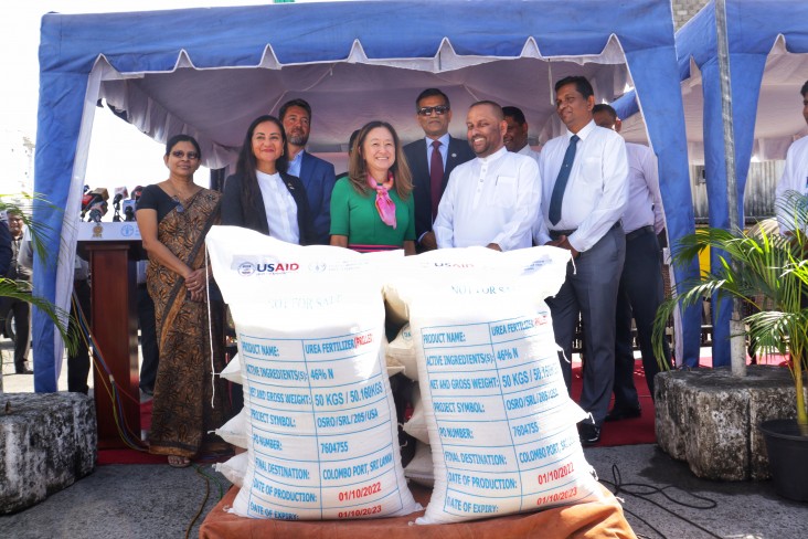 United States Provides 9,300 Metric Tons of Fertilizer to Paddy Farmers in Sri Lanka