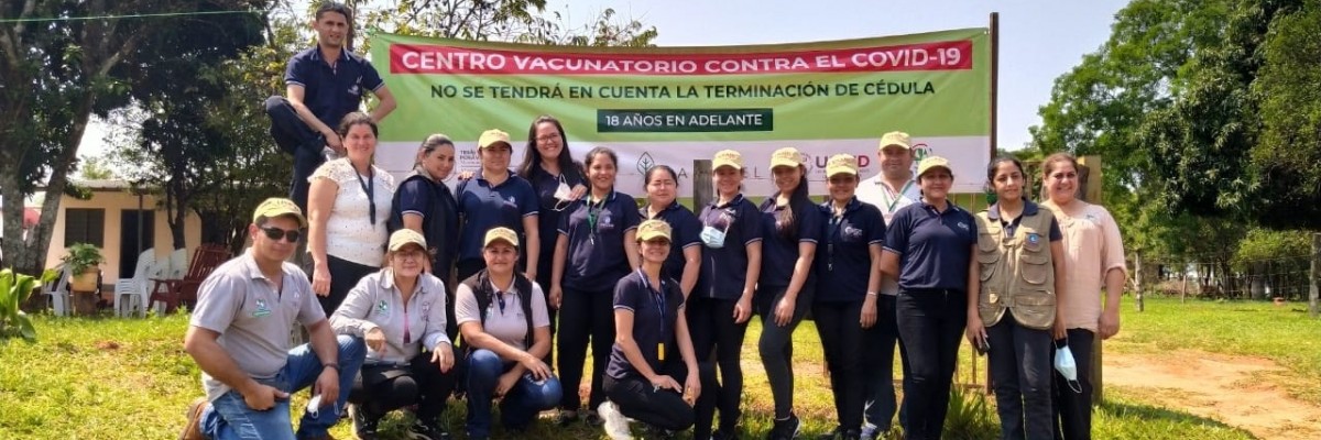 USAID is supporting the Paraguayan Ministry of Health to vaccinate 1.4 million people against COVID-19.