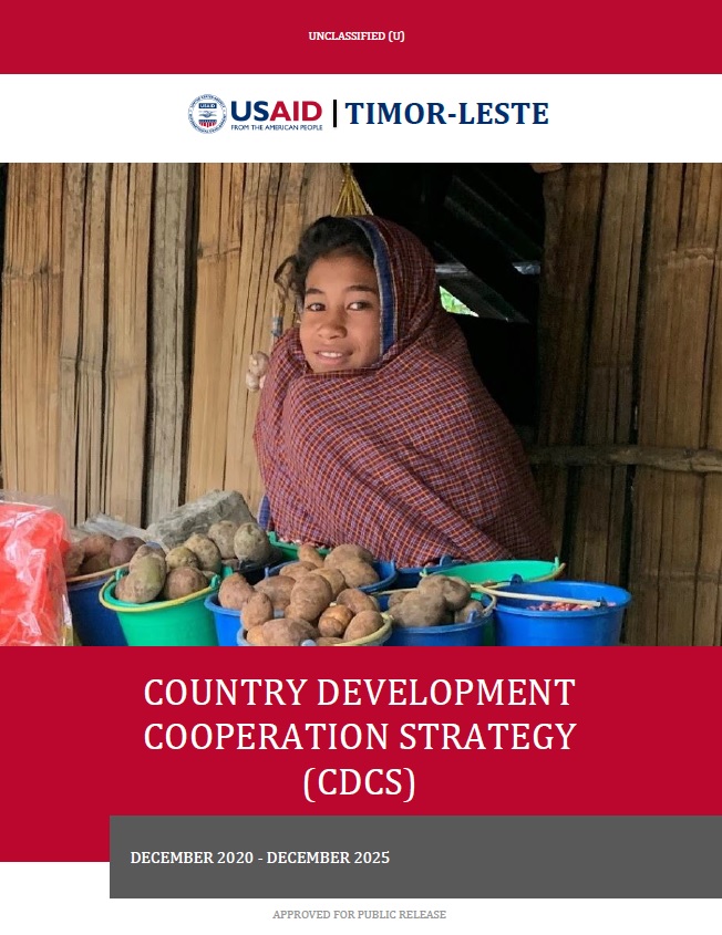 Country Development Cooperation Strategy (CDCS) - Timor Leste, 2020-2025