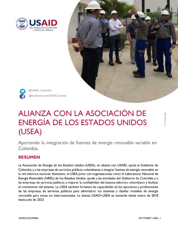 Asociación de Energía de los Estados Unidos (USEA) Fact Sheet